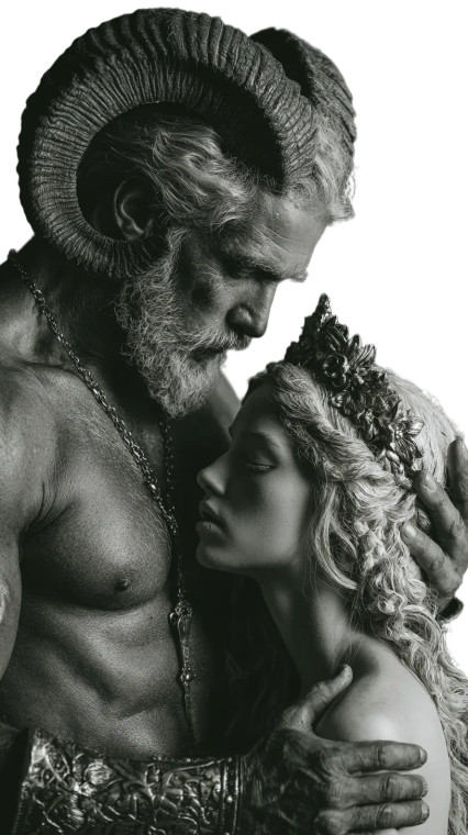 Satyr And Aphrodite V2 Vinyl Car Decal Sticker – Waterproof & UV-Resistant 4.8533333333333335"
