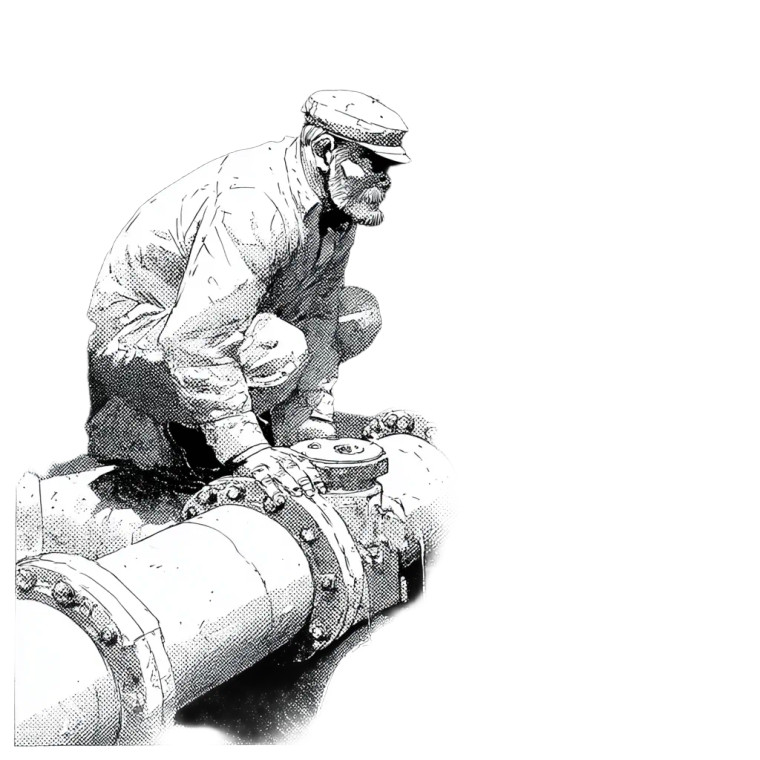 Sewer Plumbers Vinyl Car Decal Sticker – Waterproof & UV-Resistant 3.4133333333333336"