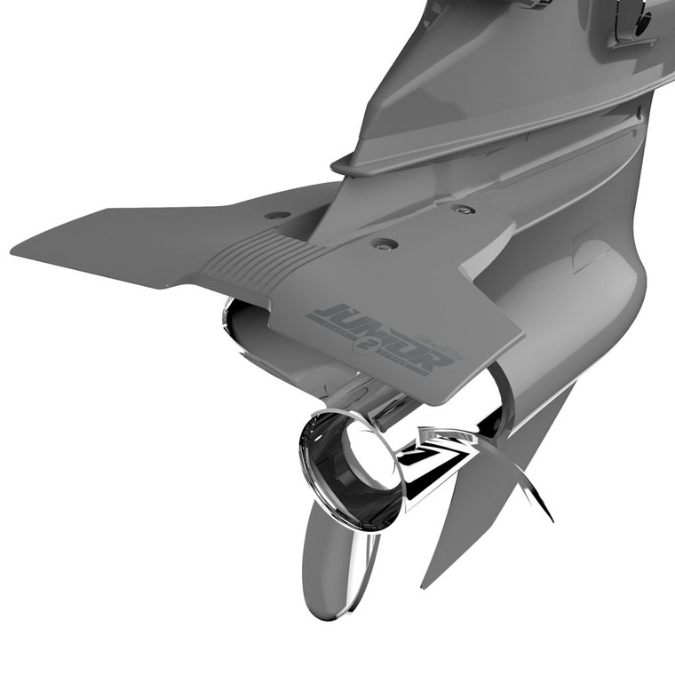 StingRay Hydrofoil | Classic 2 Junior | Boosts Speed & Saves Fuel | Gray | For 9.9-40HP Outboard Engines