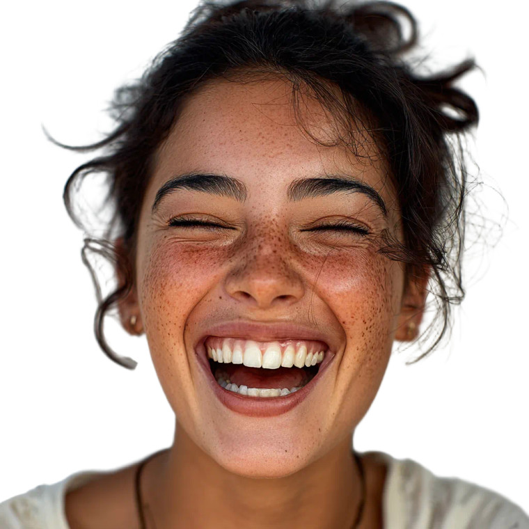 Happy Peruvian Woman Vinyl Car Decal Sticker – Waterproof & UV-Resistant 6.826666666666667"