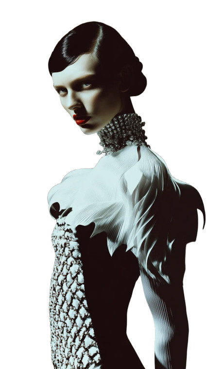 Fashion Editorial Model V38 Vinyl Car Decal Sticker – Waterproof & UV-Resistant 9.706666666666667"