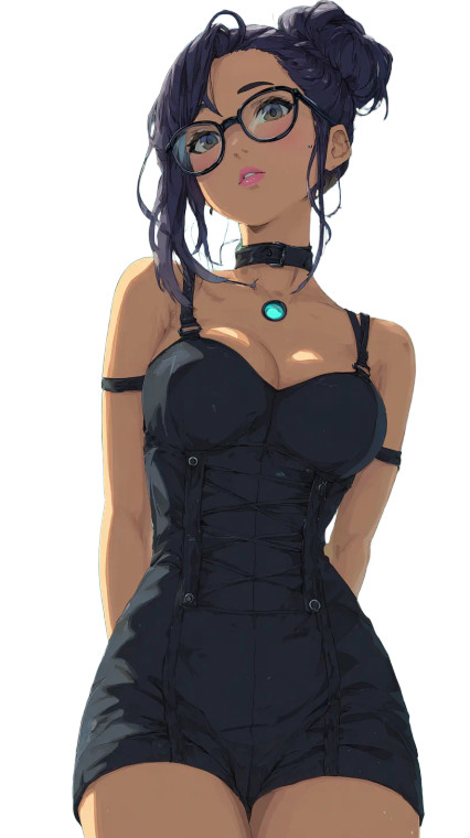 Cyberpunk Anime Girl V83 Vinyl Car Decal Sticker – Waterproof & UV-Resistant 4.8533333333333335"
