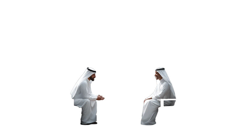 Saudi Coffee Moment Vinyl Car Decal Sticker – Waterproof & UV-Resistant 5.4