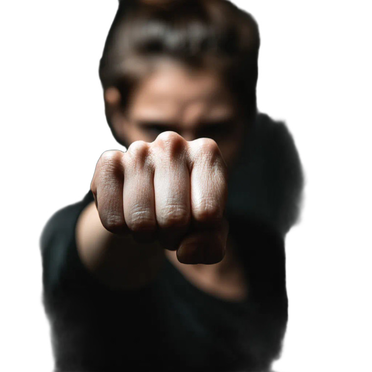 Defiant Fist Vinyl Car Decal Sticker – Waterproof & UV-Resistant 3.4133333333333336"