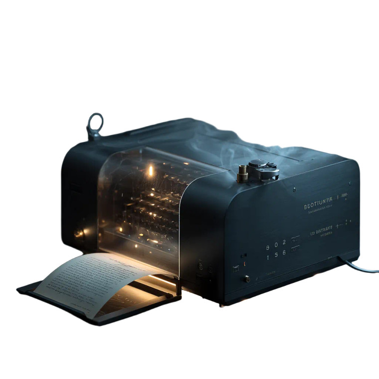 Mysterious Black Box Vinyl Car Decal Sticker – Waterproof & UV-Resistant 3.4133333333333336"