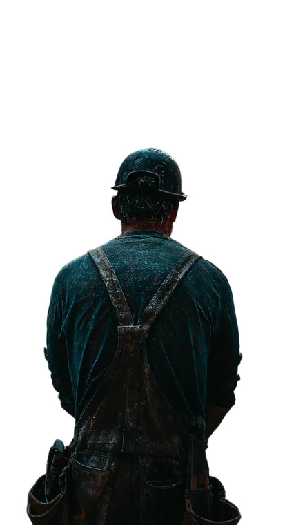 Construction Worker V15 Vinyl Car Decal Sticker – Waterproof & UV-Resistant 9.706666666666667"