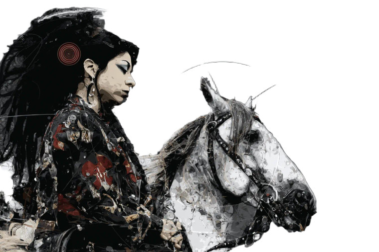 Amy Winehouse Rider Vinyl Car Decal Sticker – Waterproof & UV-Resistant 2.986666666666667"