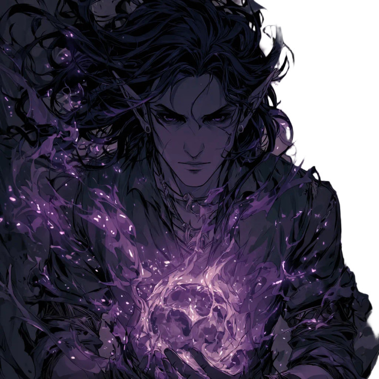 Dark Elf Necromancer V4 Vinyl Car Decal Sticker – Waterproof & UV-Resistant 3.4133333333333336"