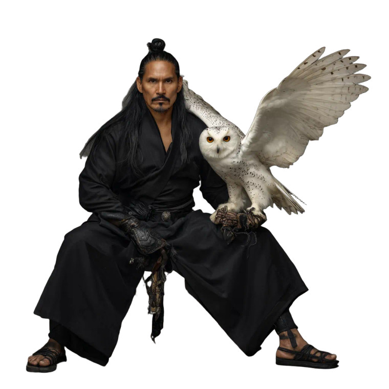 Indigenous Falconer Vinyl Car Decal Sticker – Waterproof & UV-Resistant 6.826666666666667"