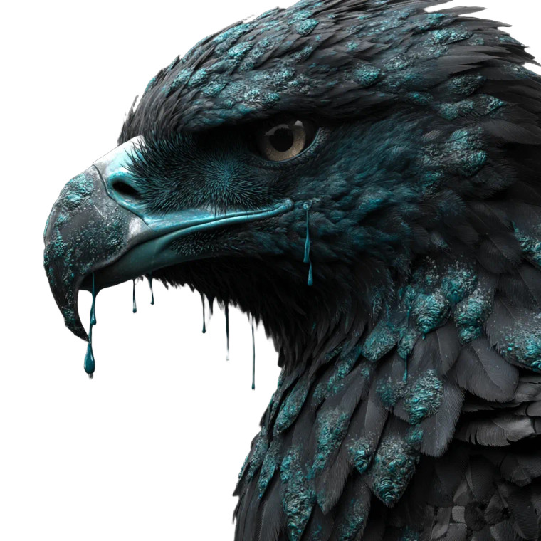 Fantasy Eagle-Dragon Vinyl Car Decal Sticker – Waterproof & UV-Resistant 3.4133333333333336"