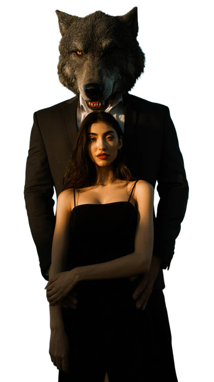 Elegant Wolf Guardian Vinyl Car Decal Sticker – Waterproof & UV-Resistant 9.706666666666667"