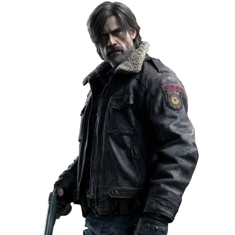 Aged Leon Kennedy Vinyl Car Decal Sticker – Waterproof & UV-Resistant 3.4133333333333336"