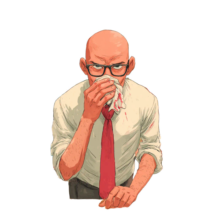 Bald Teacher Mishap Vinyl Car Decal Sticker – Waterproof & UV-Resistant 3.4133333333333336"