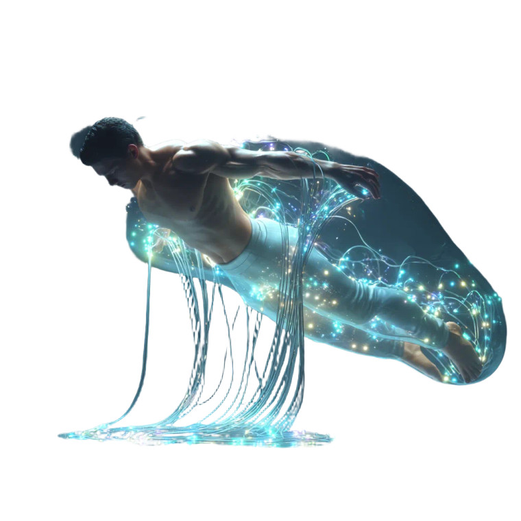 Luminous Man In Pod Vinyl Car Decal Sticker – Waterproof & UV-Resistant 6.826666666666667"