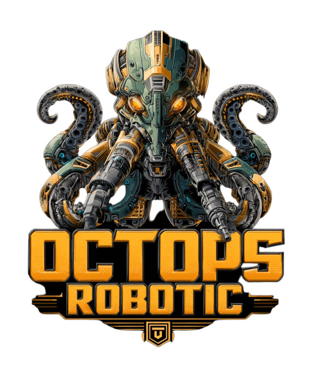 Octopus Robotic Design Vinyl Car Decal Sticker – Waterproof & UV-Resistant 8.0"