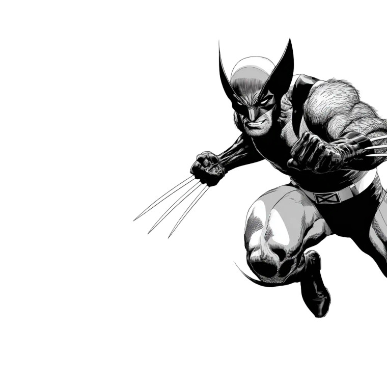 Wolverine Comic Vinyl Car Decal Sticker – Waterproof & UV-Resistant 3.4133333333333336"