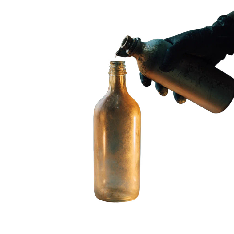 Spray Painted Bottle Vinyl Car Decal Sticker – Waterproof & UV-Resistant 6.826666666666667"