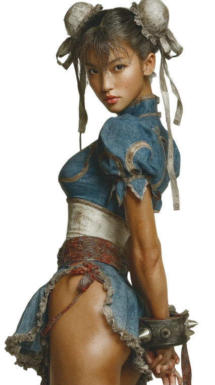 Chun-Li Hyper Realistic Vinyl Car Decal Sticker – Waterproof & UV-Resistant 4.8533333333333335"