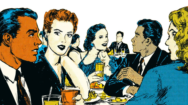 Retro Lawyers Dine Vinyl Car Decal Sticker – Waterproof & UV-Resistant 2.72"
