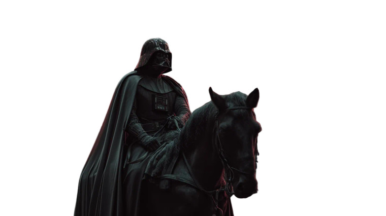 Darth Vader Pursuit V2 Vinyl Car Decal Sticker – Waterproof & UV-Resistant 2.72"