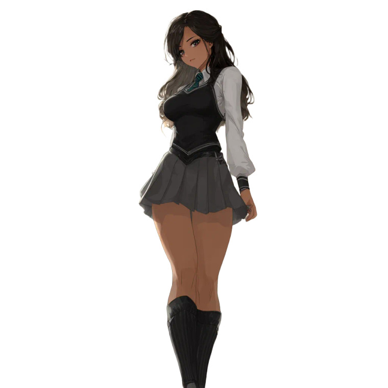 Anime Girl Ascending V3 Vinyl Car Decal Sticker – Waterproof & UV-Resistant 6.826666666666667"