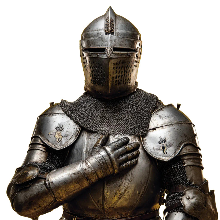 Medieval Knight V61 Vinyl Car Decal Sticker – Waterproof & UV-Resistant 3.4133333333333336"