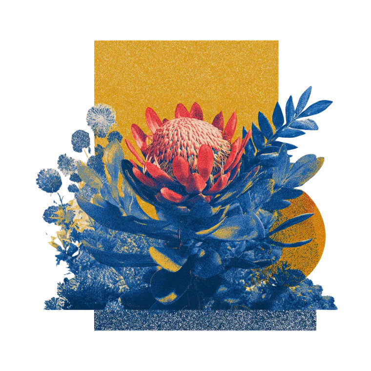 Exotic Flowering Plant Vinyl Car Decal Sticker – Waterproof & UV-Resistant 3.4133333333333336"