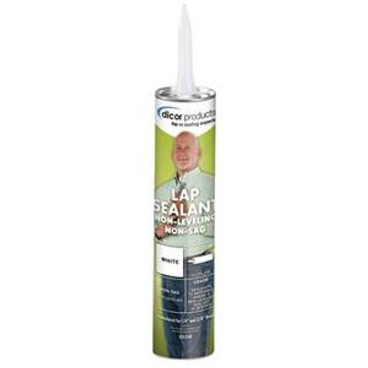 Dicor Corp. Dove White Roof Sealant | Self-Leveling Paste for EPDM/ Dicor Diflex II / Britek TPO | 10.3oz Tube