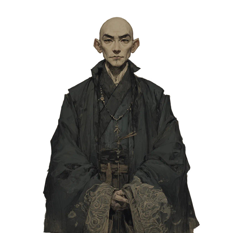 Calculating Jade Scholar Vinyl Car Decal Sticker – Waterproof & UV-Resistant 3.4133333333333336"