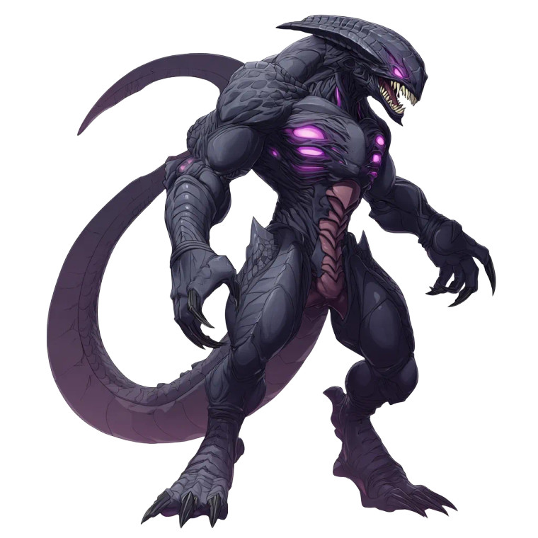 Alien Monster Concept Vinyl Car Decal Sticker – Waterproof & UV-Resistant 3.4133333333333336"