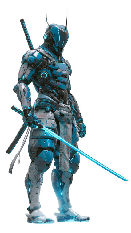 Cybernetic Samurai V10 Vinyl Car Decal Sticker – Waterproof & UV-Resistant 4.8533333333333335"