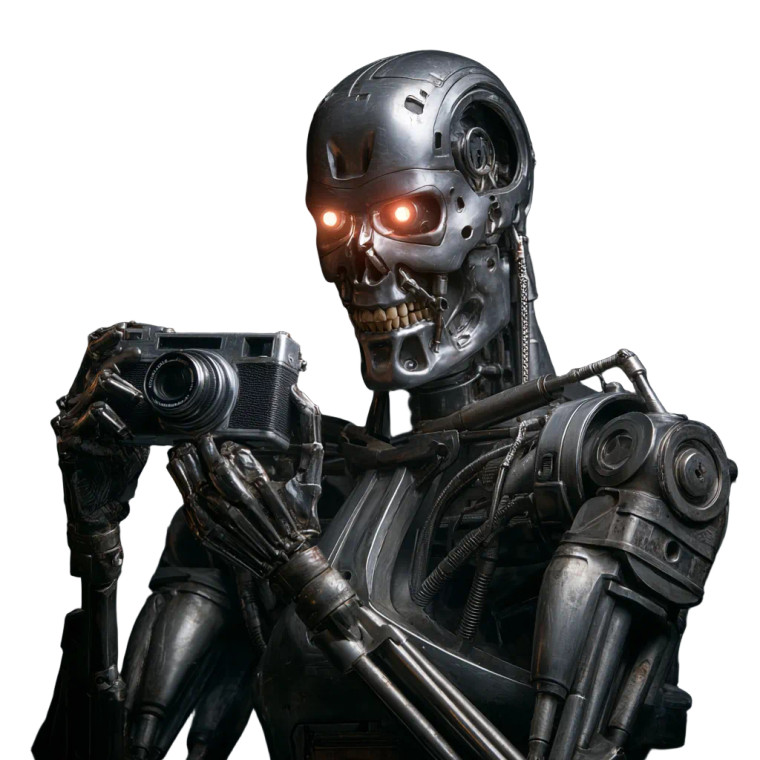 Robot T800 Vinyl Car Decal Sticker – Waterproof & UV-Resistant 6.826666666666667"