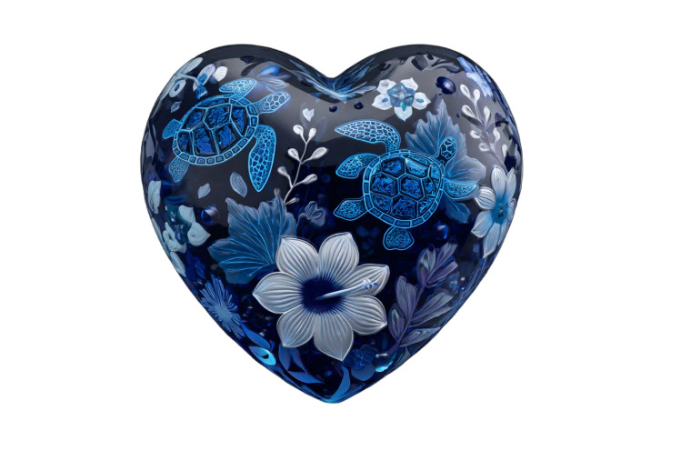 Glowing Hawaiian Turtles Vinyl Car Decal Sticker – Waterproof & UV-Resistant 2.986666666666667" Glowing Hawaiian Turtles Vinyl Car Decal Sticker – Waterproof & UV-Resistant 2.986666666666667"