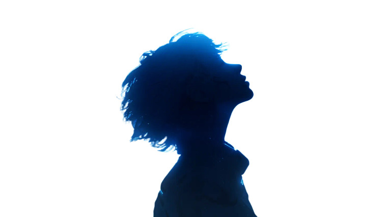 Futuristic Silhouette Emergence Vinyl Car Decal Sticker – Waterproof & UV-Resistant 2.72"