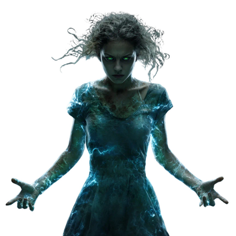 Electric Fury Woman Vinyl Car Decal Sticker – Waterproof & UV-Resistant 3.4133333333333336"