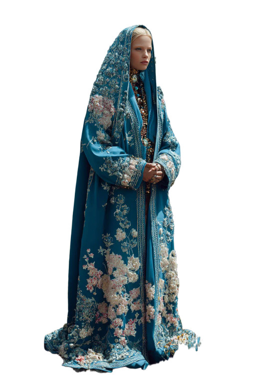 Model In Abaya Vinyl Car Decal Sticker – Waterproof & UV-Resistant 4.4