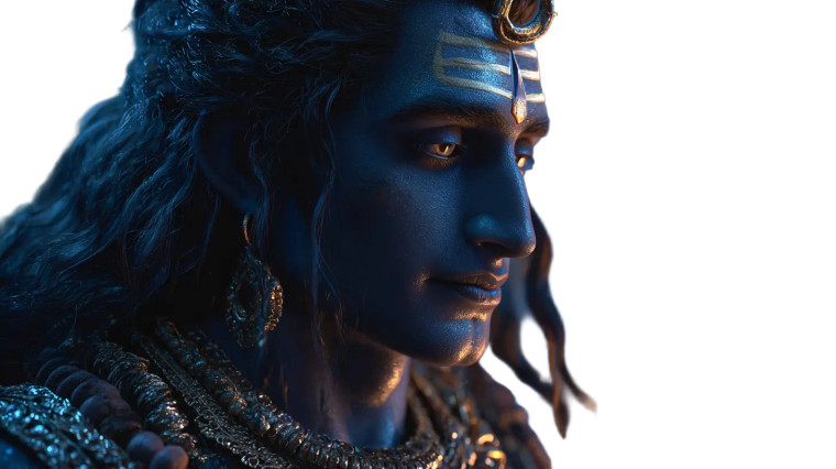 Divine Lord Shiva V14 Vinyl Car Decal Sticker – Waterproof & UV-Resistant 2.72"