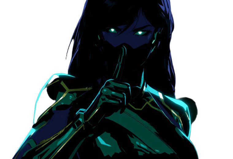 Cyberpunk Silence Gesture Vinyl Car Decal Sticker – Waterproof & UV-Resistant 2.986666666666667"