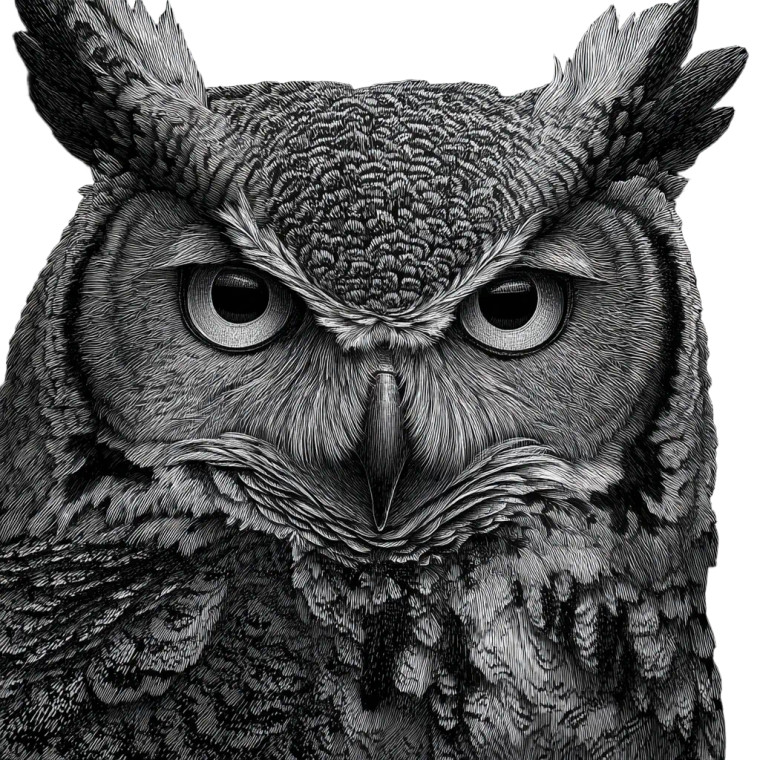 Owl V13 Vinyl Car Decal Sticker – Waterproof & UV-Resistant 6.826666666666667"