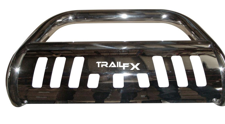 Enhance Your Chevy Colorado and GMC Canyon with TrailFX Bull Bar | Polished Stainless Steel with Optional Lighting Holes