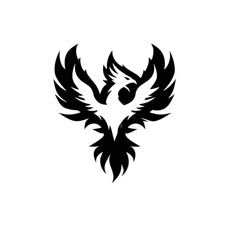 Phoenix Esport Logo Vinyl Car Decal Sticker – Waterproof & UV-Resistant 3.4133333333333336"