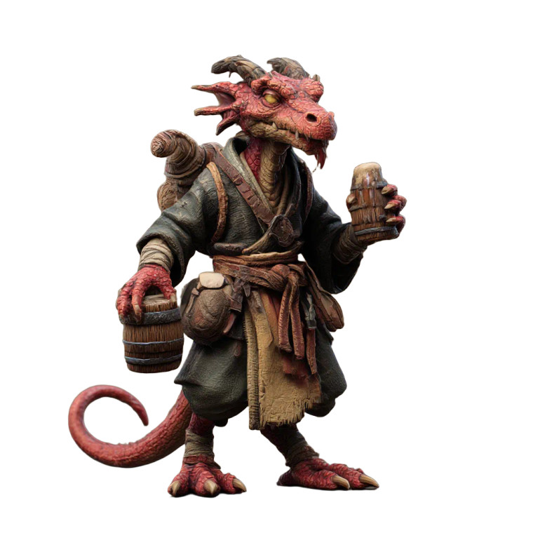 Drunken Kobold Monk Vinyl Car Decal Sticker – Waterproof & UV-Resistant 6.826666666666667"