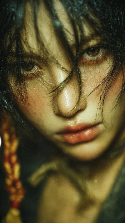 Drenched Beauty Vinyl Car Decal Sticker – Waterproof & UV-Resistant 4.8533333333333335"