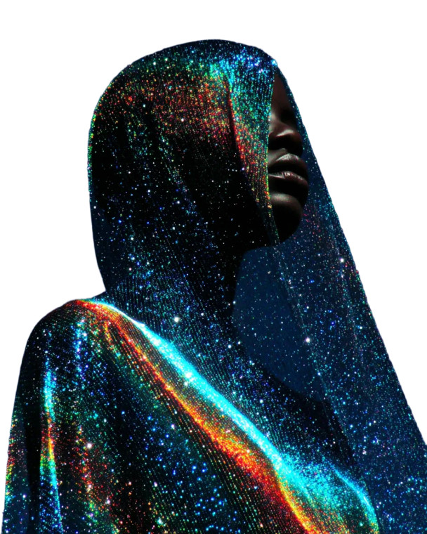 Celestial Shroud Vinyl Car Decal Sticker – Waterproof & UV-Resistant 8.0"