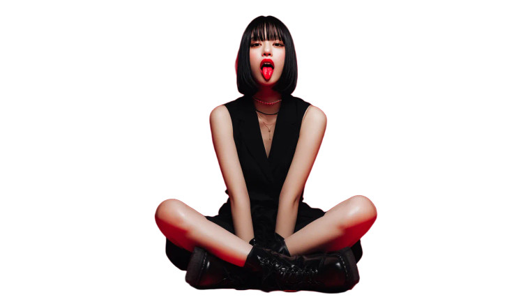 Playful Fashion Portrait V4 Vinyl Car Decal Sticker – Waterproof & UV-Resistant 5.4