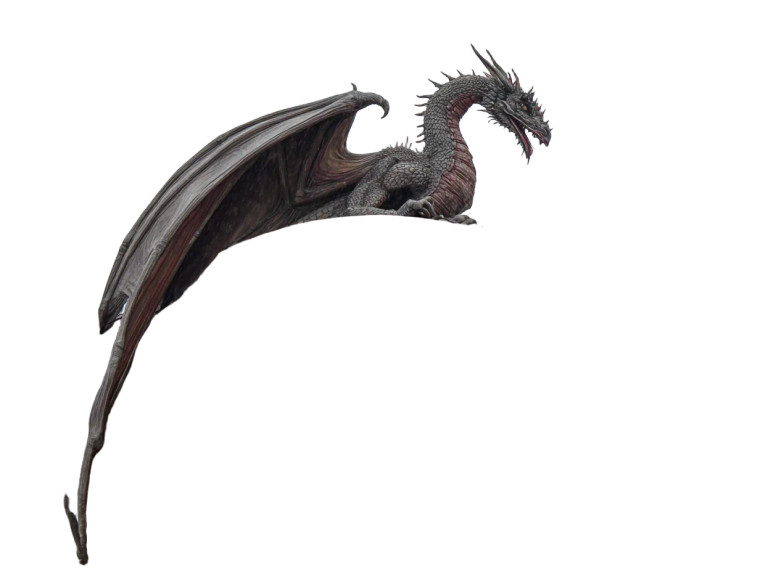 Dragon Perched Vinyl Car Decal Sticker – Waterproof & UV-Resistant 6.1866666666666665"