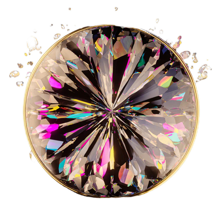 Kaleidoscopic Diamond Vinyl Car Decal Sticker – Waterproof & UV-Resistant 6.826666666666667" Kaleidoscopic Diamond Vinyl Car Decal Sticker – Waterproof & UV-Resistant 6.826666666666667"