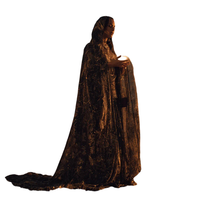 Luminous Priestess Vinyl Car Decal Sticker – Waterproof & UV-Resistant 6.826666666666667"