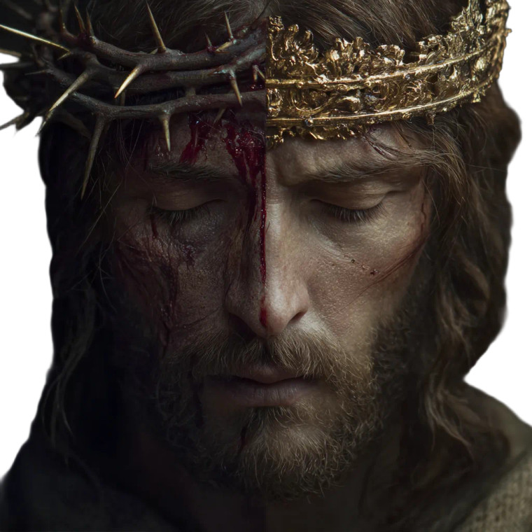 Dual Jesus Face Vinyl Car Decal Sticker – Waterproof & UV-Resistant 6.826666666666667"