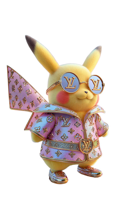 Luxury Pikachu Vinyl Car Decal Sticker – Waterproof & UV-Resistant 9.706666666666667"